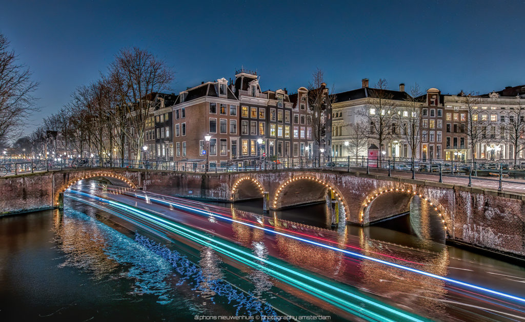 Keizersgracht - Leidsegracht by night